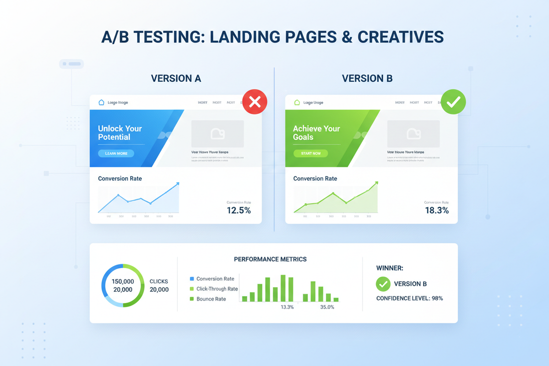 How to Run Creative & Landing Page Tests That Improve Conversions