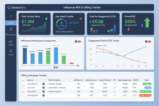 How to Evaluate Influencers & UGC Creators Using ROI (Simple Framework)