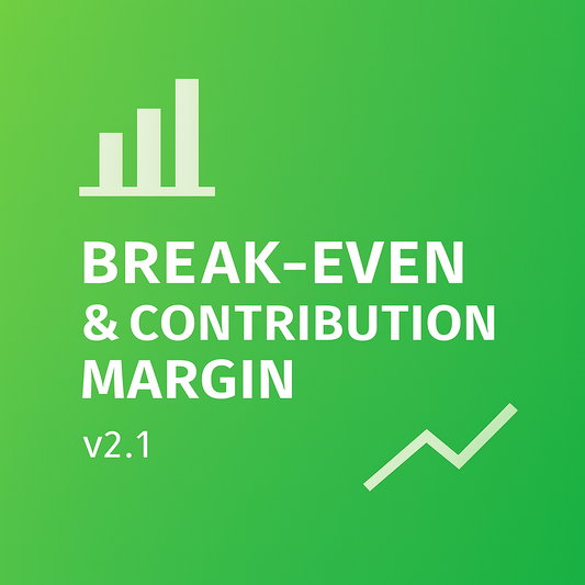 Break-Even & Contribution Margin Calculator