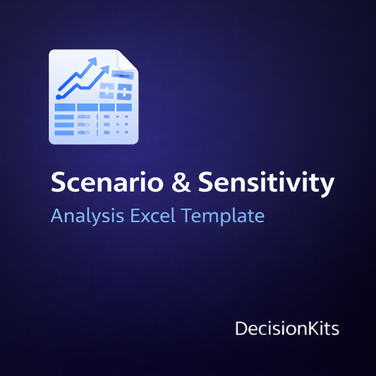 Scenario & Sensitivity Analysis Excel Template