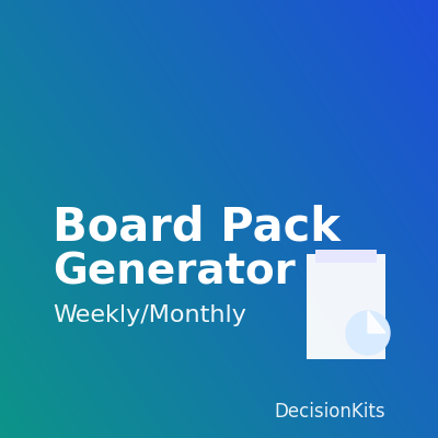 Board Pack Generator