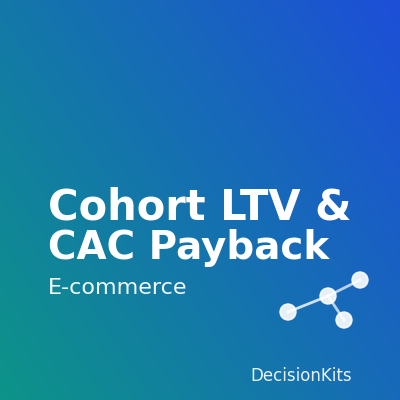 Cohort LTV & CAC Payback