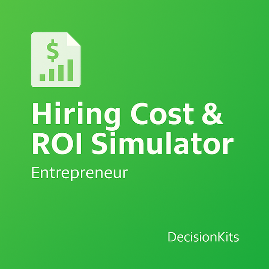 Hiring Cost & ROI Simulator