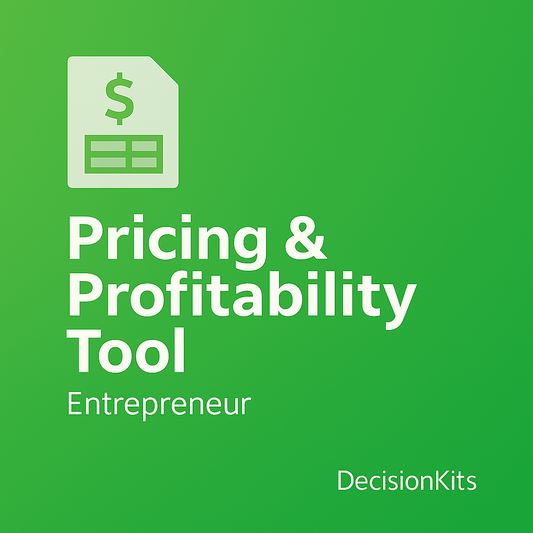 Pricing & Profitability Tool