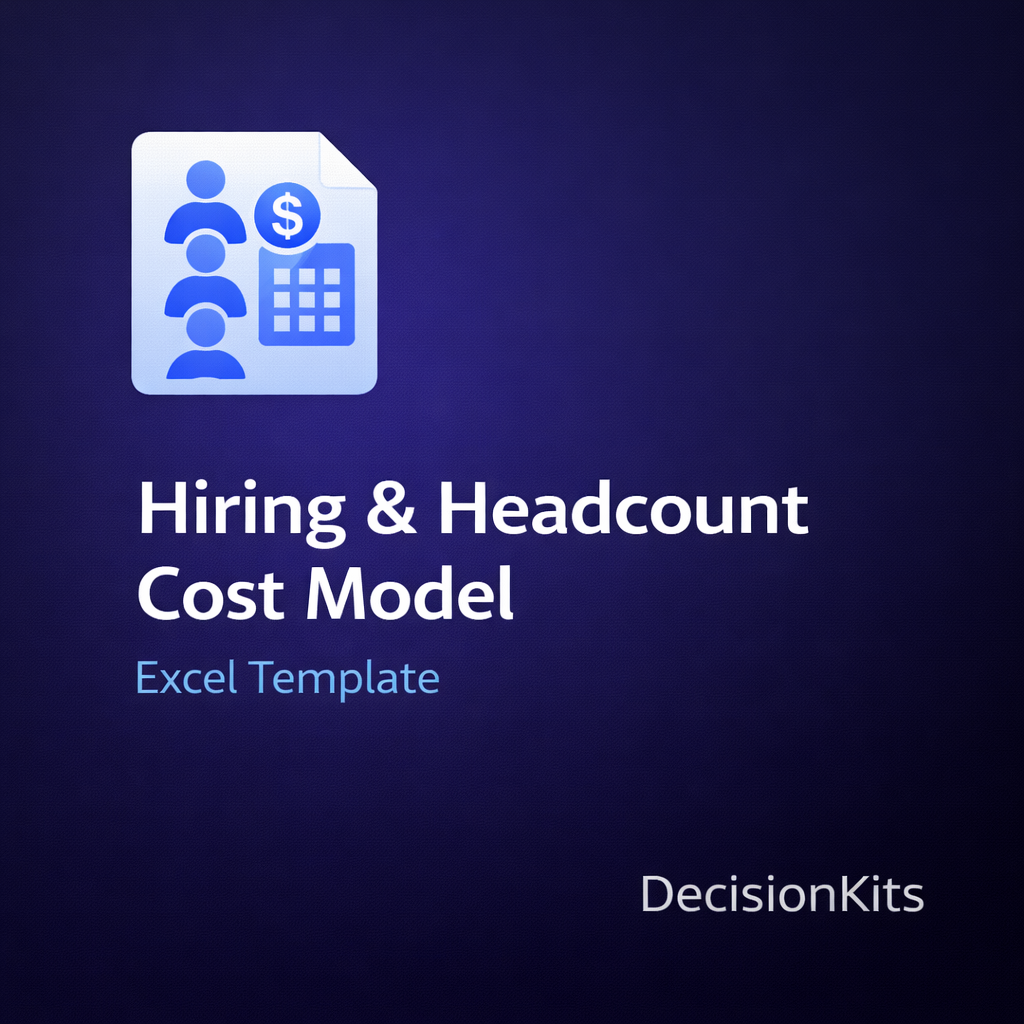 Hiring & Headcount Cost Model Excel Template