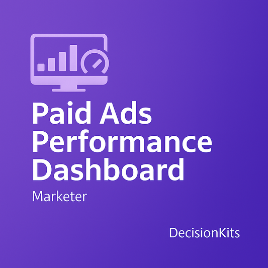 Paid Ads Performance Dashboard