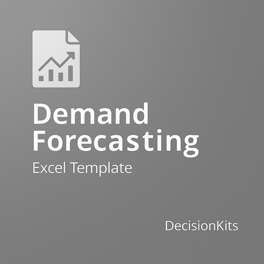 Demand Forecasting (12-Month Rolling) — Excel Template